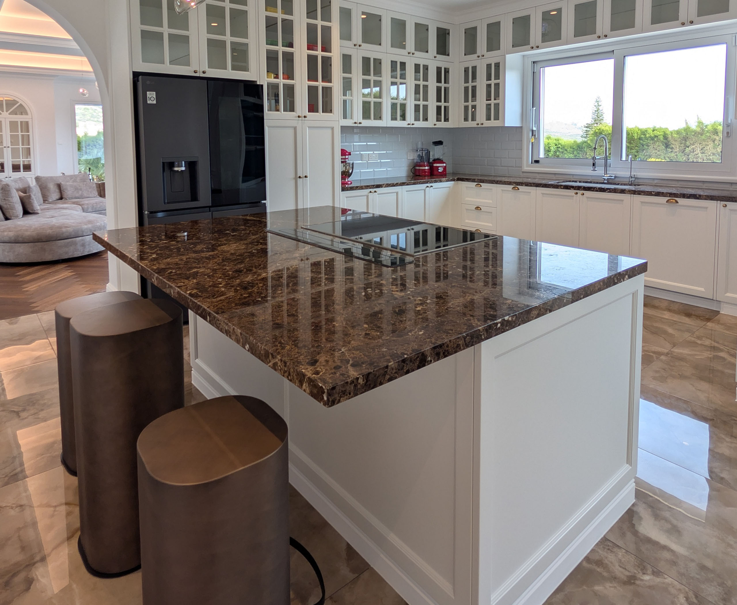 Outdoor terrace and garden