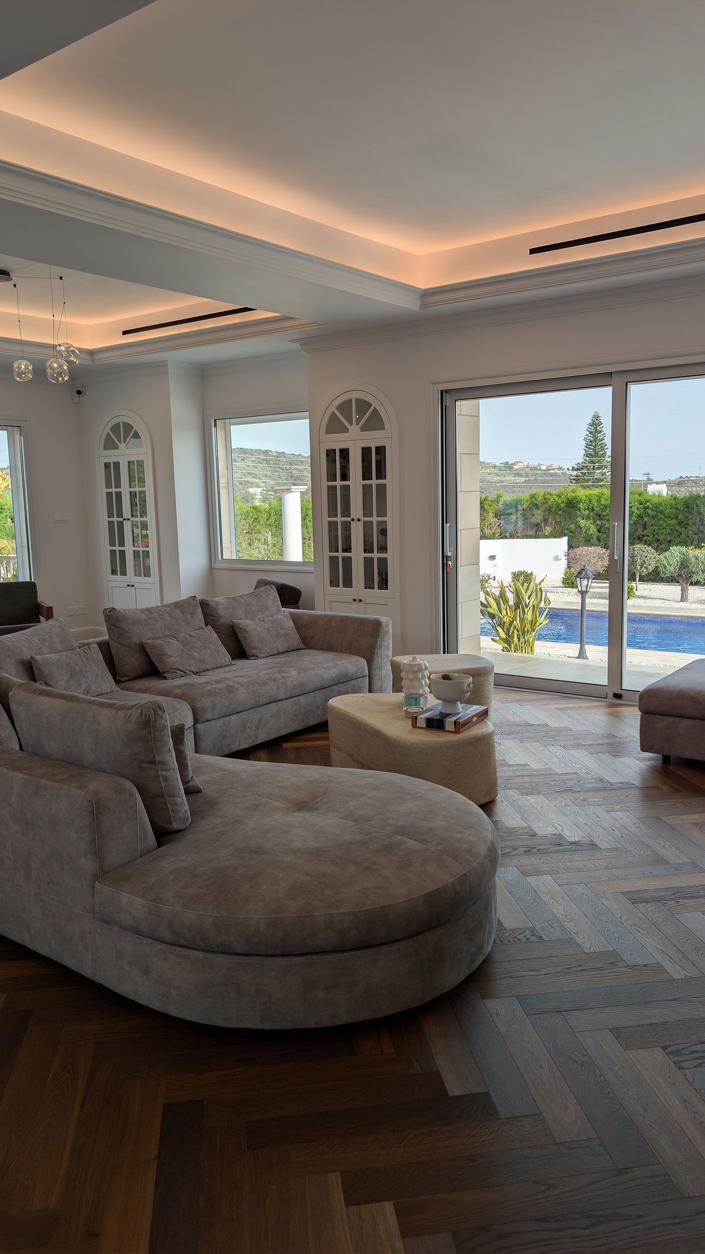 Interior living room renovation